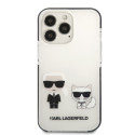 Kryt Karl Lagerfeld Karl & Choupette iPhone 13 Pro Max bílý