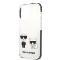 Kryt Karl Lagerfeld Karl & Choupette iPhone 13 Pro Max bílý