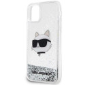Kryt Karl Lagerfeld KLHCN61LNCHCS iPhone 11/XR - glitter Choupette