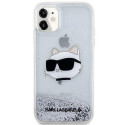Kryt Karl Lagerfeld KLHCN61LNCHCS iPhone 11/XR - glitter Choupette