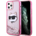 Kryt Karl Lagerfeld KLHCP12MLNCHCP iPhone 12/12 Pro růžový