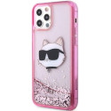 Kryt Karl Lagerfeld KLHCP12MLNCHCP iPhone 12/12 Pro růžový