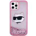 Kryt Karl Lagerfeld KLHCP12MLNCHCP iPhone 12/12 Pro růžový