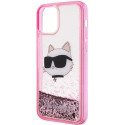 Kryt Karl Lagerfeld KLHCP12MLNCHCP iPhone 12/12 Pro růžový