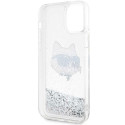 Kryt Karl Lagerfeld KLHCP12MLNHCCS pro iPhone 12/12 Pro - stříbrná