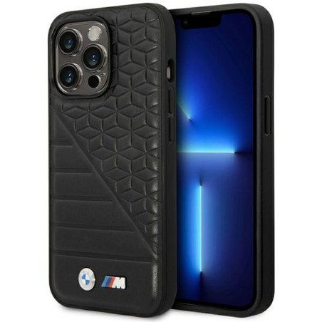 Kryt BMW BI PATTERN iPhone 14 Pro 6,1" - černý