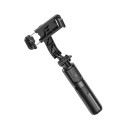 HOCO K17 Selfie teleskopická 25-75cm tyč se stativem a Bluetooth ovladačem, černá