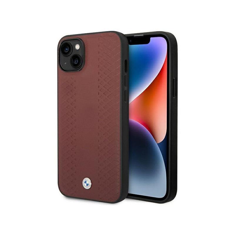 Pouzdro BMW BMHCP14S22RFGR pro iPhone 14 6.1" - vínová (burgundská)