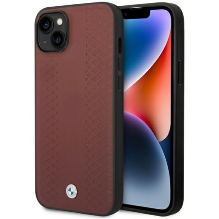 Pouzdro BMW BMHCP14S22RFGR pro iPhone 14 - vínové