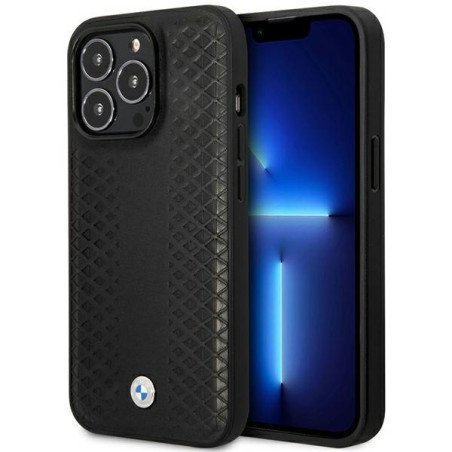 Pouzdro BMW DIAMOND pro iPhone 14 Pro – černé