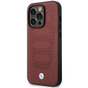 Pouzdro BMW BMHMP14L22RPSR pro iPhone 14 Pro - vínová