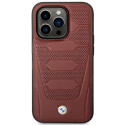 Pouzdro BMW BMHMP14L22RPSR pro iPhone 14 Pro - vínová