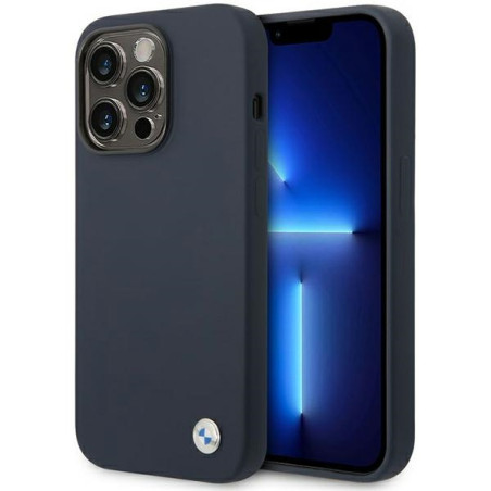 Kryt BMW pro iPhone 14 Pro Max navy blue MagSafe