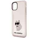 Kryt Karl Lagerfeld Choupette pro iPhone 11/XR - pink