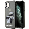 Kryt Karl Lagerfeld KLHCN61HNKCTGK pro iPhone 11/XR black/black