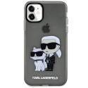 Kryt Karl Lagerfeld KLHCN61HNKCTGK pro iPhone 11/XR black/black