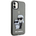 Kryt Karl Lagerfeld KLHCN61HNKCTGK pro iPhone 11/XR black/black