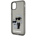 Kryt Karl Lagerfeld KLHCN61HNKCTGK pro iPhone 11/XR black/black