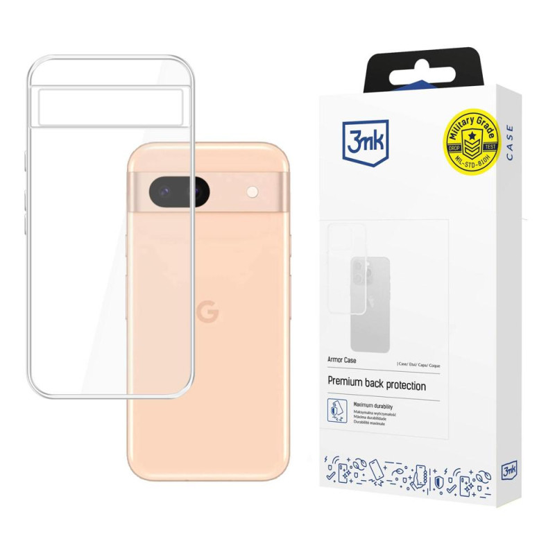 Kryt 3mk PROTECTION Armor Case pro iPhone 5 / 5S / SE - transparentní