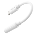 HOCO LS30 Adaptér (redukce) USB-C/Jack 3,5mm s podporou mikrofonu, bílá