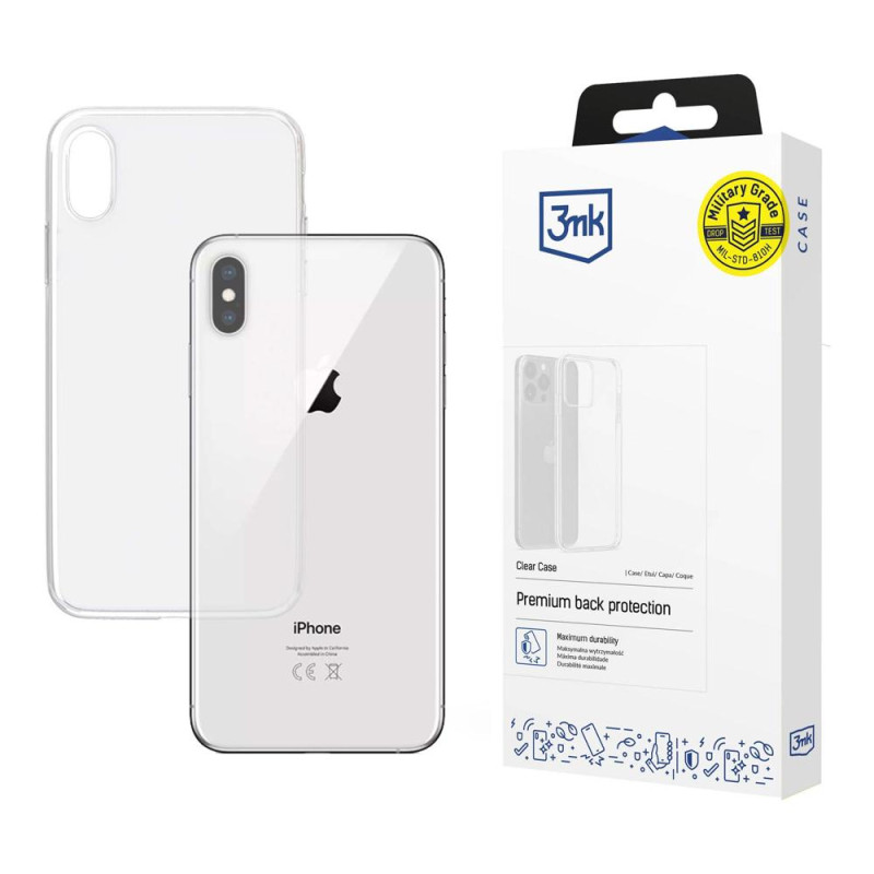 Kryt 3mk Protection Clear Case pro iPhone XS Max - transparent