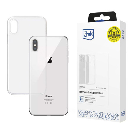 3mk Protection Clear Case kryt iPhone XS Max - transparent