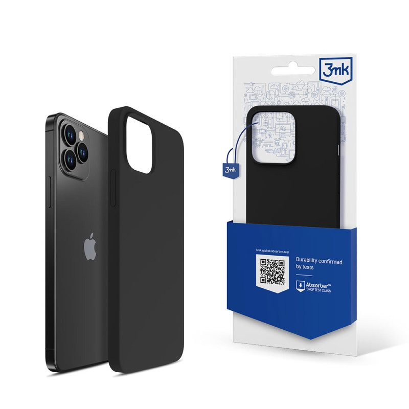 Kryt 3mk Silicone Case pro iPhone 12 Pro Max - black