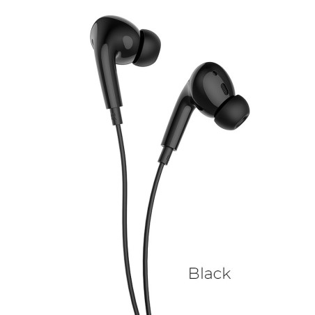 HOCO M1 Pro Sluchátka s mikrofonem, kabel 1,2m, Jack 3,5mm konektor, černá