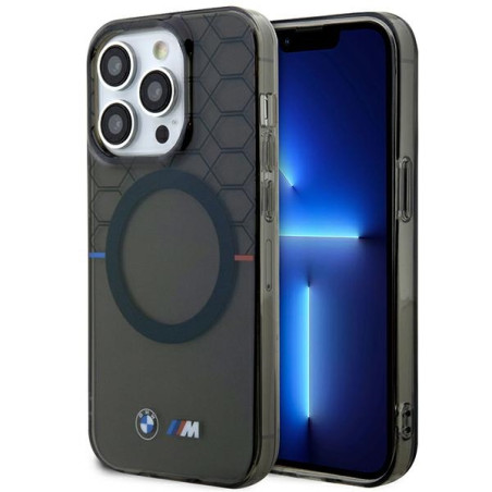 Kryt BMW Pattern MagSafe iPhone 14 Pro - grey/grey pattern