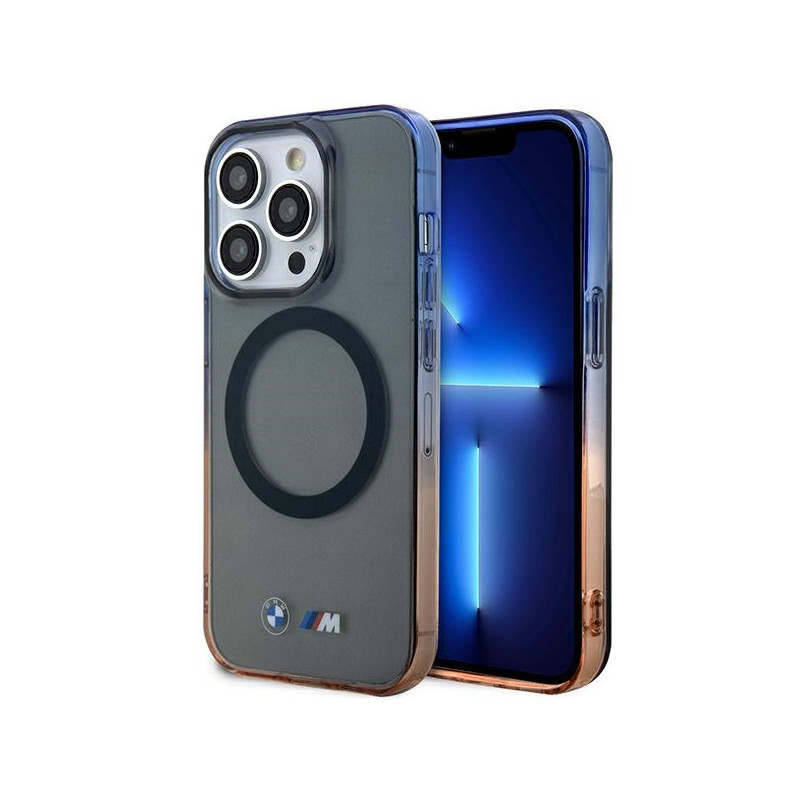 Kryt BMW BMHMP14LHTGE pro iPhone 14 Pro - šedá/šedá