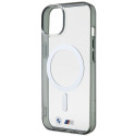 Kryt BMW SILVER RING MagSafe pro iPhone 14 Plus - transparent