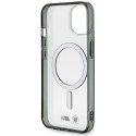Kryt BMW SILVER RING MagSafe pro iPhone 14 Plus - transparent