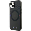 Kryt BMW Pattern MagSafe pro iPhone 14 - šedá