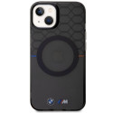 Kryt BMW Pattern MagSafe pro iPhone 14 - šedá