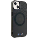 Kryt BMW Pattern MagSafe pro iPhone 14 - šedá