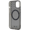 Kryt BMW Pattern MagSafe pro iPhone 14 - šedá