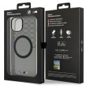 Kryt BMW Pattern MagSafe pro iPhone 14 - šedá
