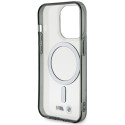 Kryt BMW SILVER RING MagSafe iPhone 14 Pro Max - stříbrný