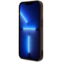 Pouzdro BMW TRICOLOR STRIPE pro iPhone 14 Pro - černá/černá