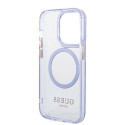 Kryt GUESS Gold Outline Magsafe pro iPhone 14 Pro - purple