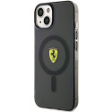 Kryt Ferrari Translucent MagSafe iPhone 14 Plus - černý