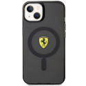 Kryt Ferrari Translucent MagSafe iPhone 14 Plus - černý