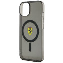 Kryt Ferrari Translucent MagSafe iPhone 14 Plus - černý