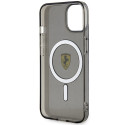Kryt Ferrari Translucent MagSafe iPhone 14 Plus - černý