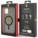 Kryt Ferrari Translucent MagSafe iPhone 14 Plus - černý