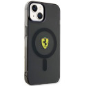 Kryt Ferrari Translucent MagSafe pro iPhone 14 - černý