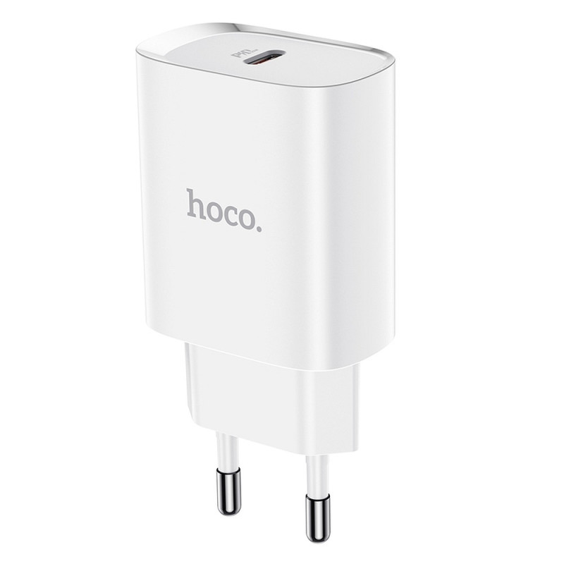 HOCO N14 Chytrá nabíječka USB-C PD a výkonem 20W, bílá