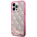 Kryt Guess GUHCP14LLC4PSGP pro iPhone 14 Pro - růžová