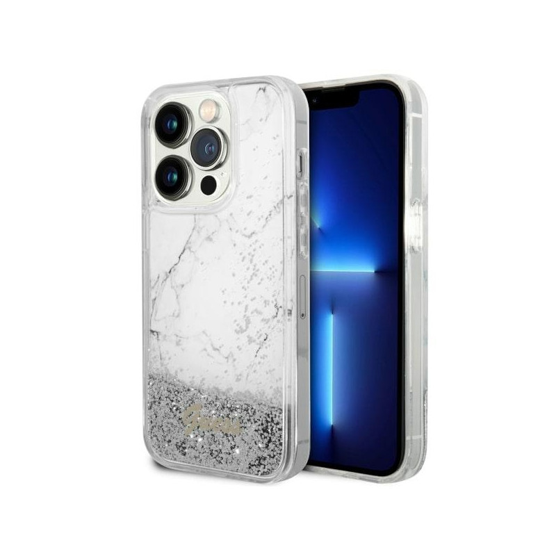 Kryt Guess GUHCP14LLCSGSGH pro iPhone 14 Pro - white/white