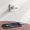 HOCO N14 Chytrá nabíječka USB-C PD a výkonem 20W, bílá